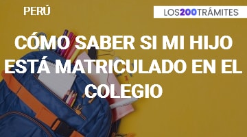 Cómo saber si mi hijo está Matriculado en el Colegio: Requisitos para matricular a un niño en un colegio, cómo saber si el colegio está registrado y más